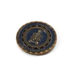 Indian Navy Custom Metallic Paint Challenge Coin