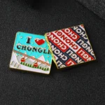 Custom Cartoon Alphabet Painted Metal Fridge Magnets