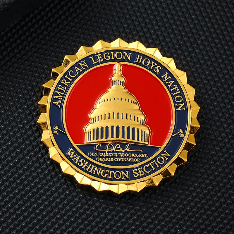American Legion Boys Nation Custom Metal Challenge Coins