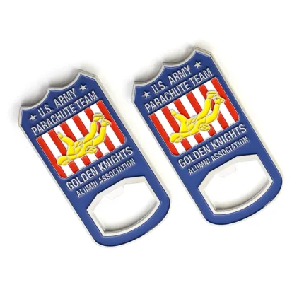 U.S. Army Parachute Team Golden Knights Custom Metal Bottle Opener