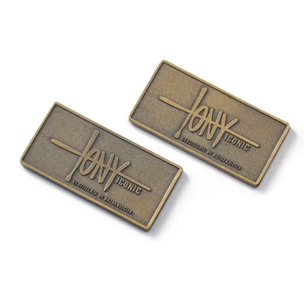 Metal Logo Plate/Sign Custom Plate Bronze Metal Auto Emblem