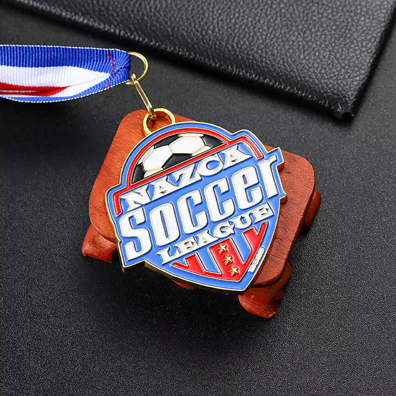 engraved football medals