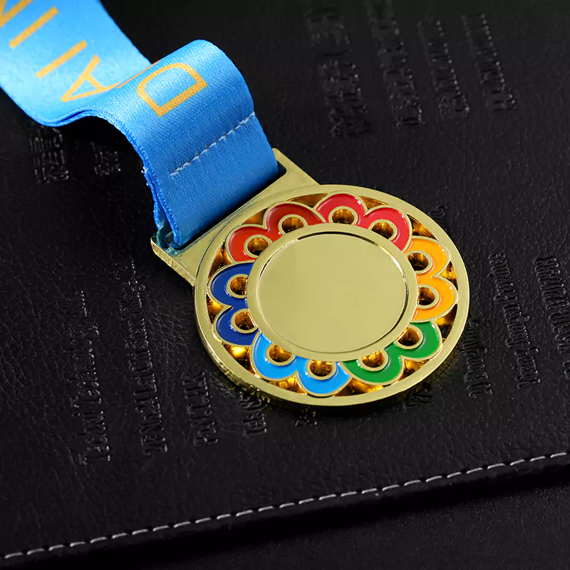 blank gold medallion Medals