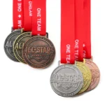 gold plated medals