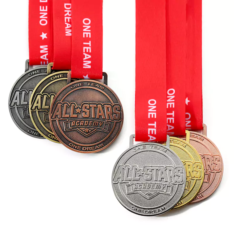 gold plated medals