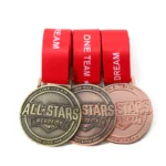 gold plated medal
