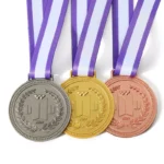 Gold Silver And Rose Honor Medal
