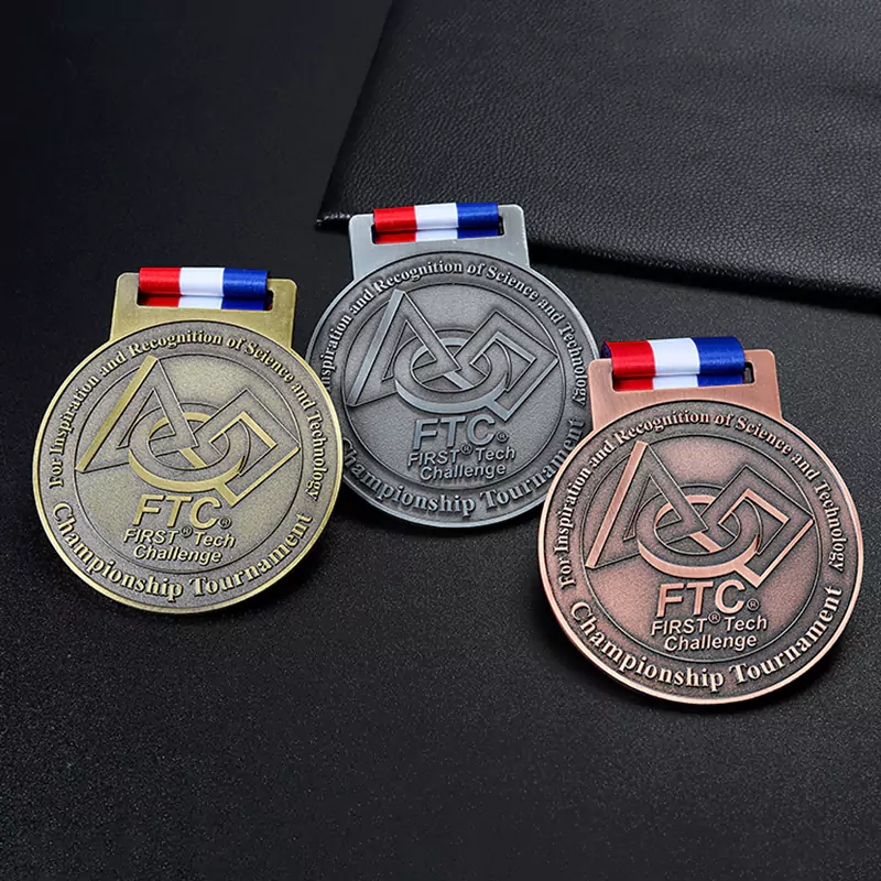 Gold Silver And Copper medal
