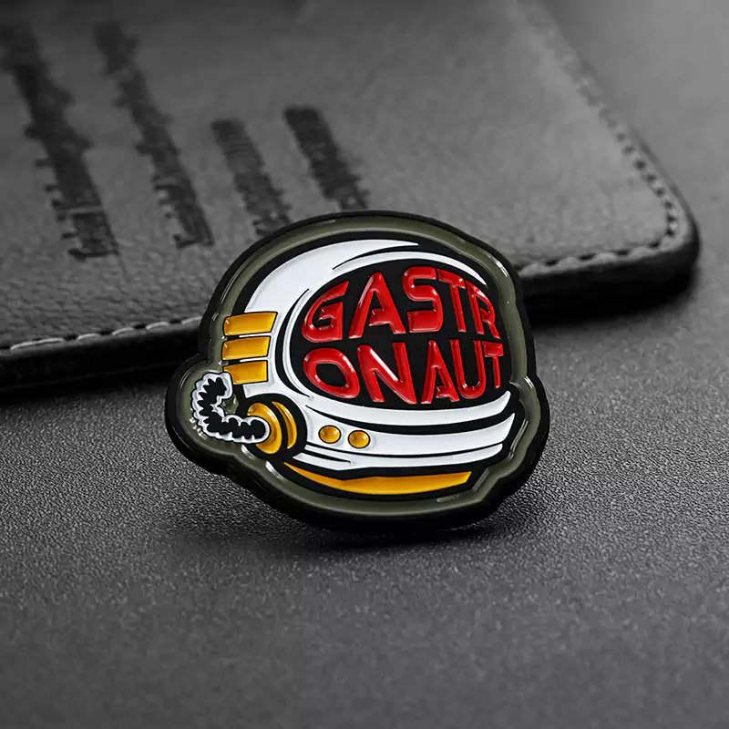astronaut pin badge
