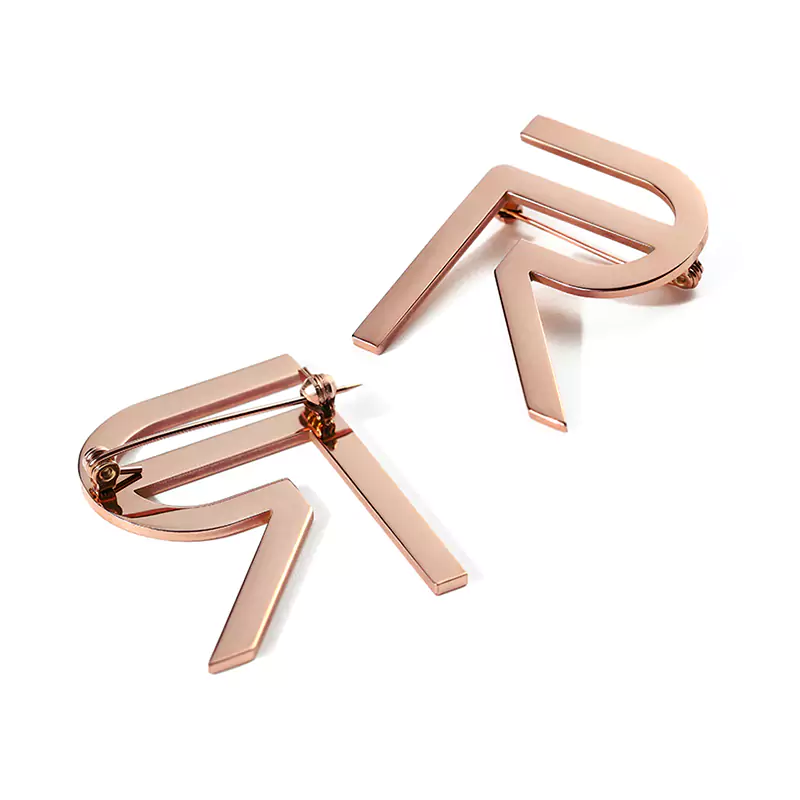 letter pin badges