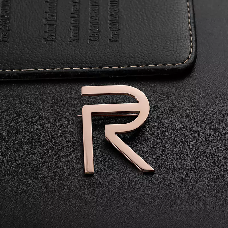 letter pin badges