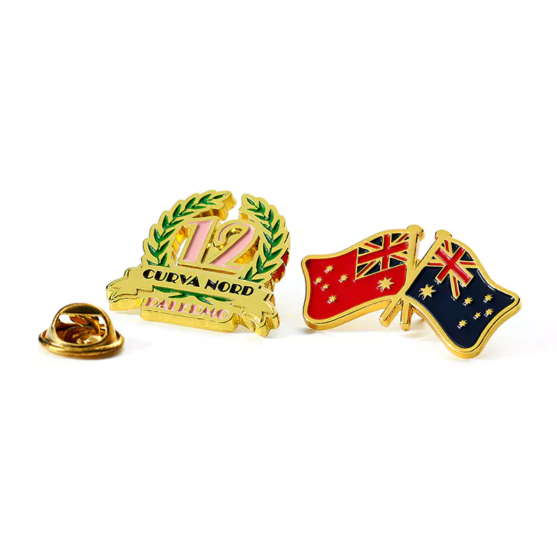 flag enamel pins
