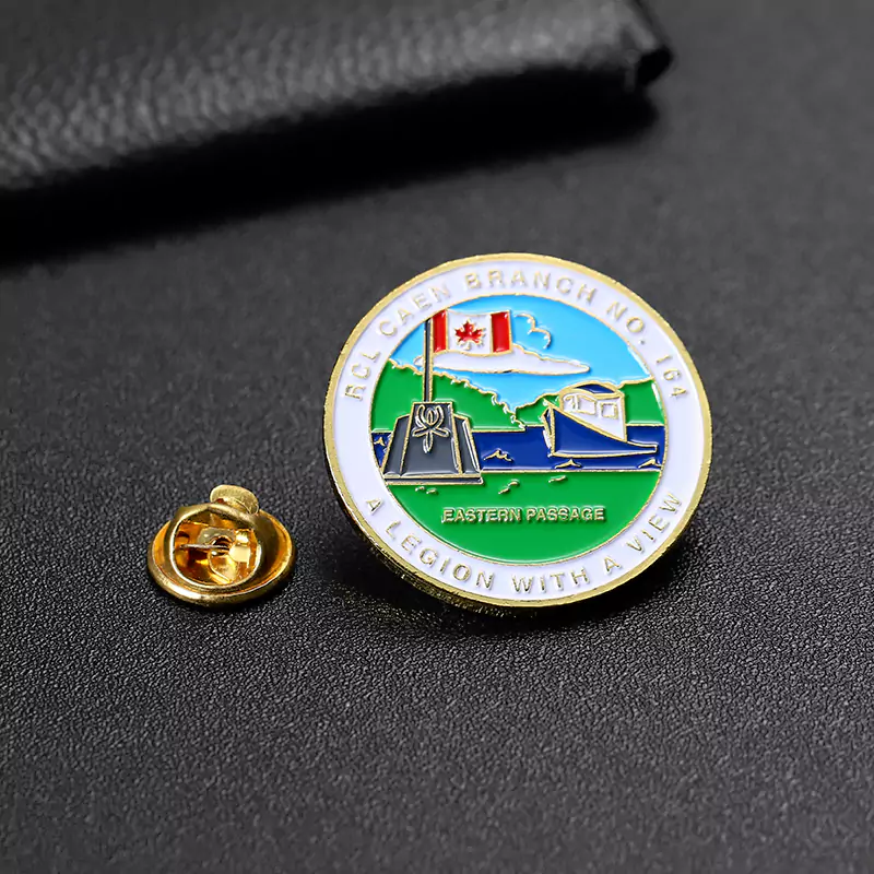 flag badge pins