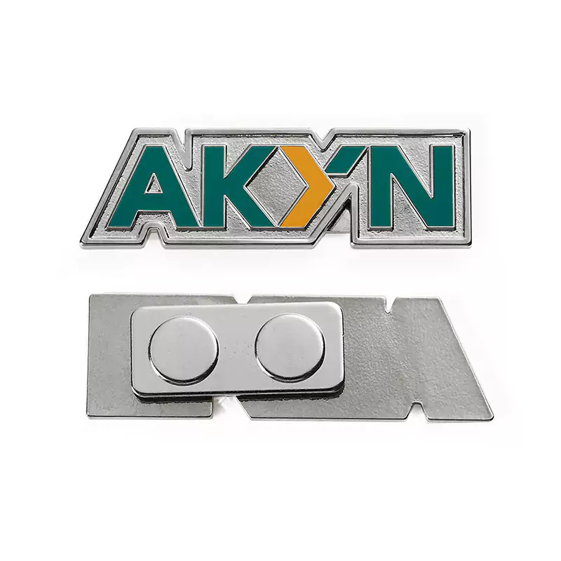 Multiple Design Letter Patterns Soft Enamel Magnet Pin