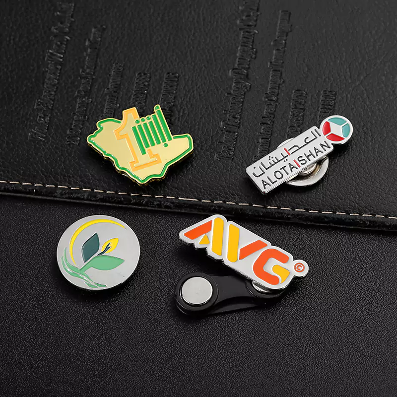 Multiple Design Letter Patterns Soft Enamel Magnet Pin