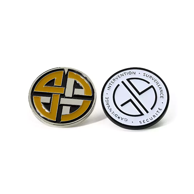 Soft Enamel Dual Color Badge Lapel Pins