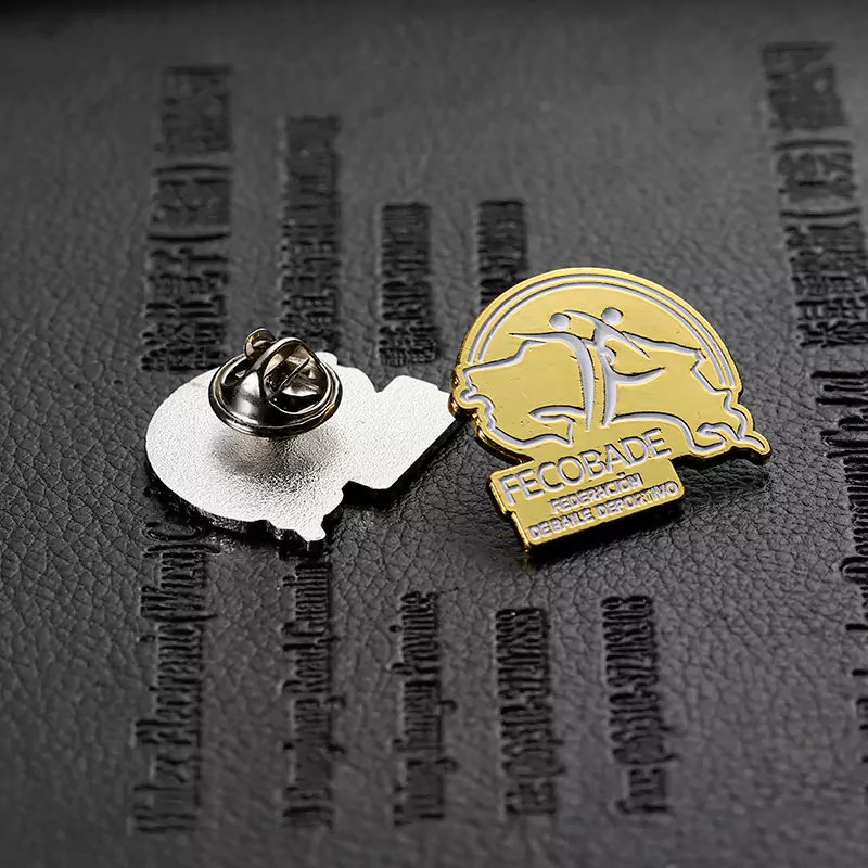 Enamel Gold Silver Rose Lapel Pins