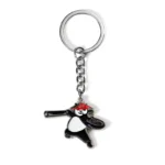 Kung Fu Panda Paint Alien Anime Keychain