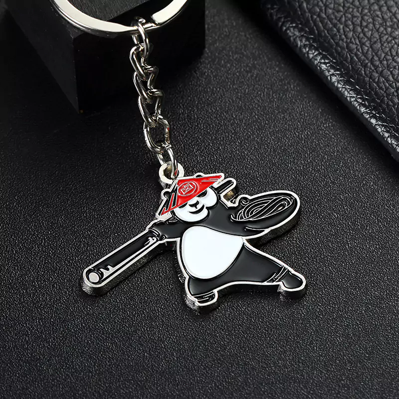 Kung Fu Panda Paint Alien Anime Keychain