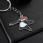 Kung Fu Panda Paint Alien Anime Keychain