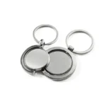 Ready to Ship Full Frame Half Frame Blank Spinning Keychain