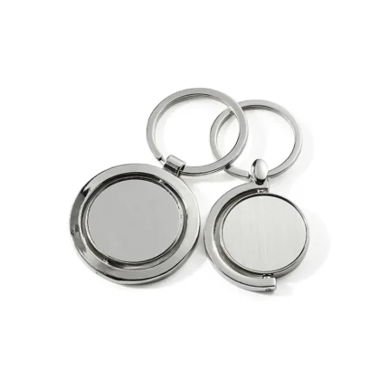 Ready to Ship Full Frame Half Frame Blank Spinning Keychain