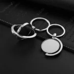 Ready to Ship Full Frame Half Frame Blank Spinning Keychain