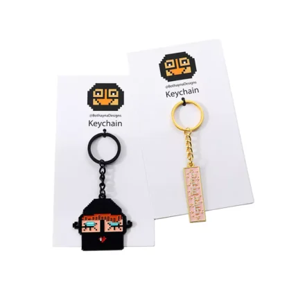 BothaynaDesigns Bird Element Logo Keychain