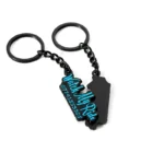 personalized name tag keychain