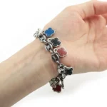 Multicolored Nechlace Soft Enamel Metal Keychain