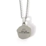 3D Embossed Plating Matte Nickel Skull Shaped Charm/Necklace