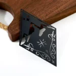 Green Eye C-shaped Irregular Soft Enamel Belt Buckle