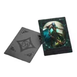 Pure Black Hollowed Out Snow Mountain Element Diamond Card
