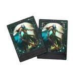 Pure Black Hollowed Out Snow Mountain Element Diamond Card