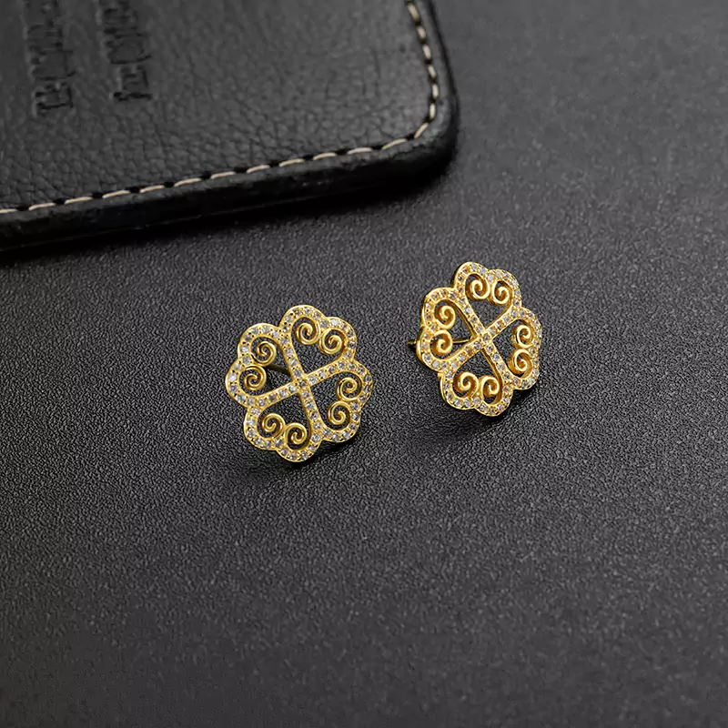5102-5-Diamond studded earrings