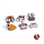 kfc enamel pins