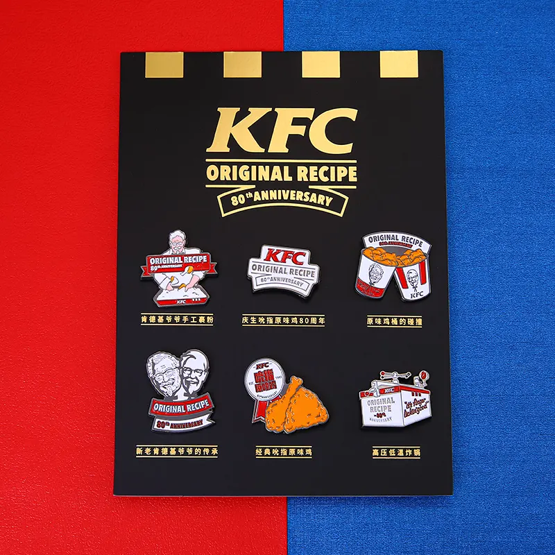 kfc pin badges