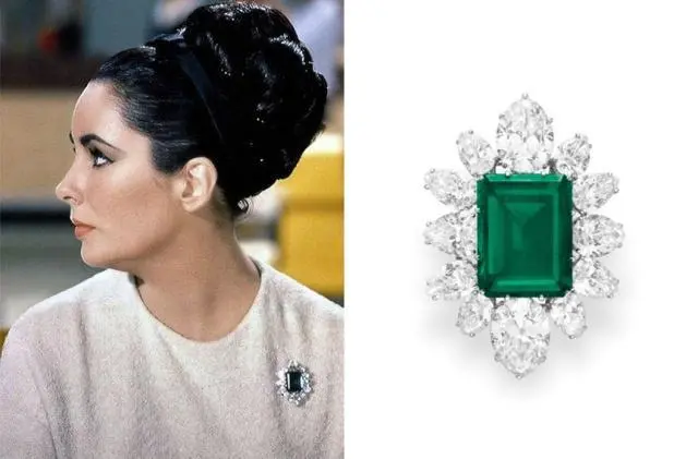 Elizabeth Taylor's diamond brooch