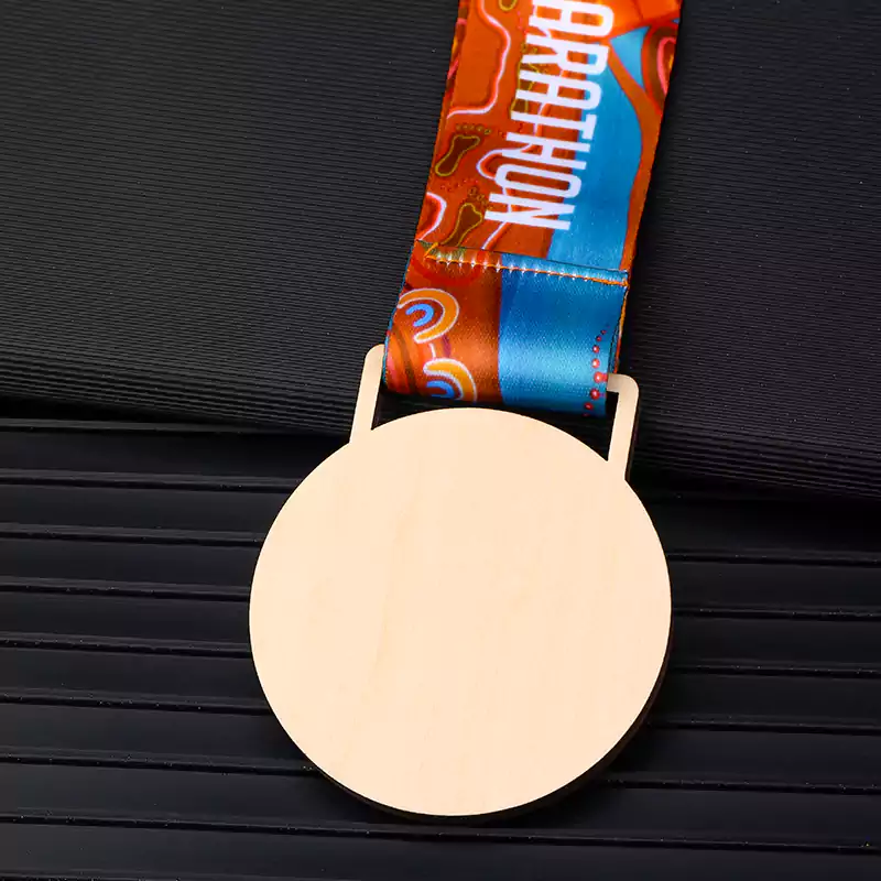 1012-9-Port Fairy Marathon 2024 Wooden Medal
