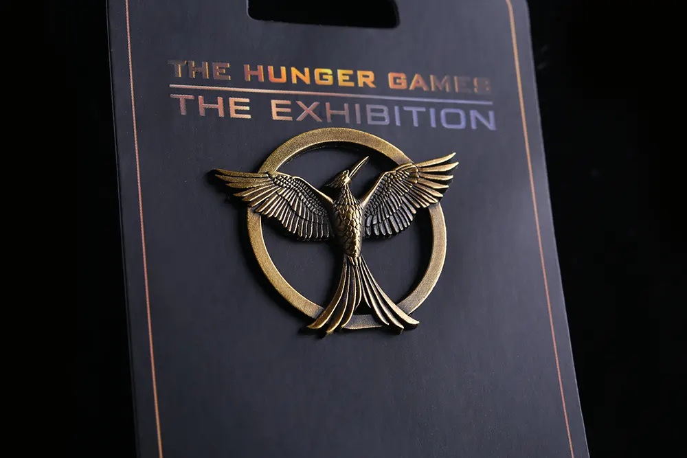 the hunger games mockingjay badge