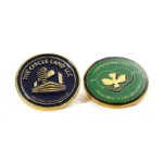 1904-1-Circular Soft Enamel Resin Company Logo Pin