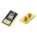 5601-3-Uzbekistan Taekwondo Alliance UV printed soft enamel square