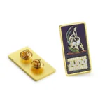 5601-4-Uzbekistan Taekwondo Alliance UV printed soft enamel square