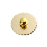 5701-3-Gear edge hard enamel logo clip with velvet cloth box