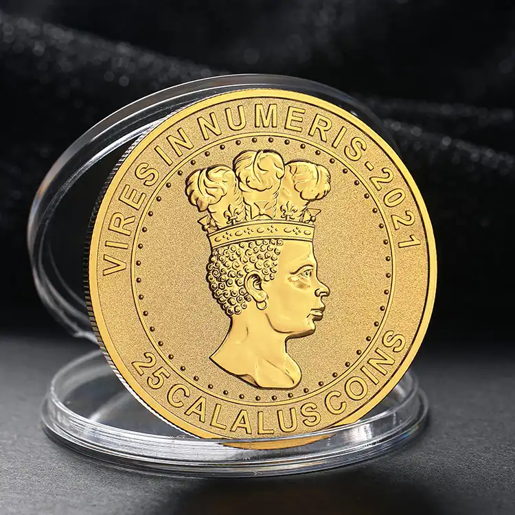 2601-7-Metal Hydraulic Dual Color Commemorative Coin