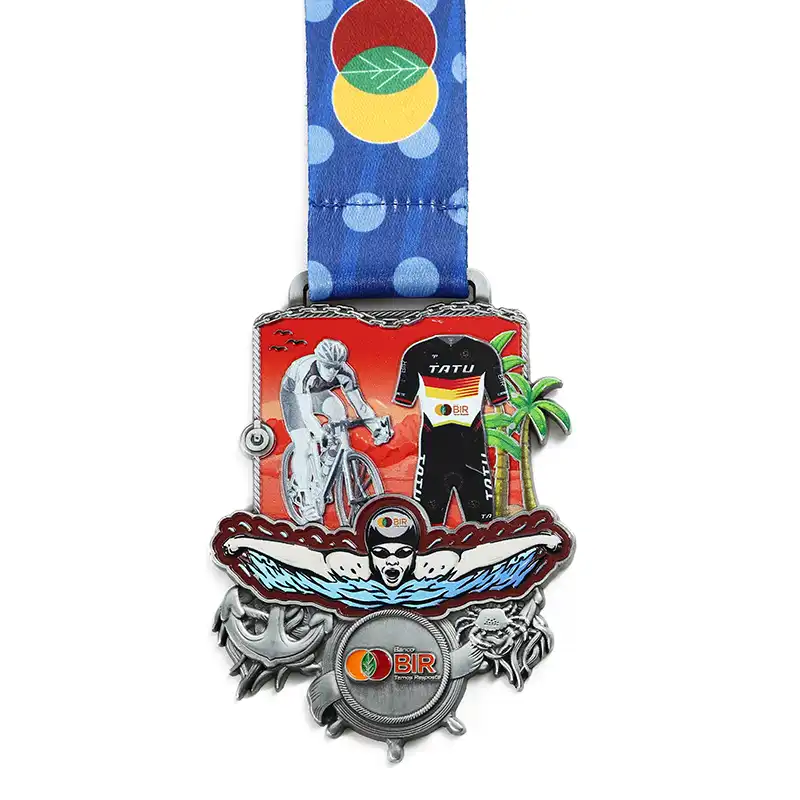 1062-2-BOR Ironman Triathlon Commemorative Medal 1062-2-BOR Ironman Triathlon Commemorative Medal