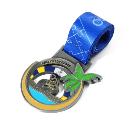 1085-3-Bicycle and Beach Commemorative Medal