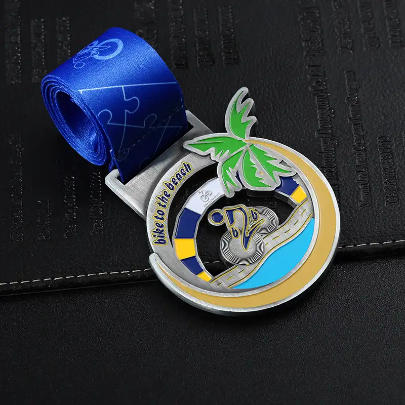 1085-8-Bicycle and Beach Commemorative Medal