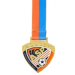 1185-2-cheap football irregular medals with ribbon