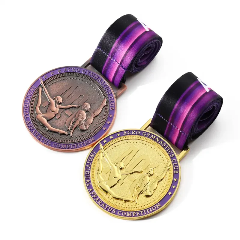 1467-4-ACRO Gymnastics Club Single Instrumental Competition Medal